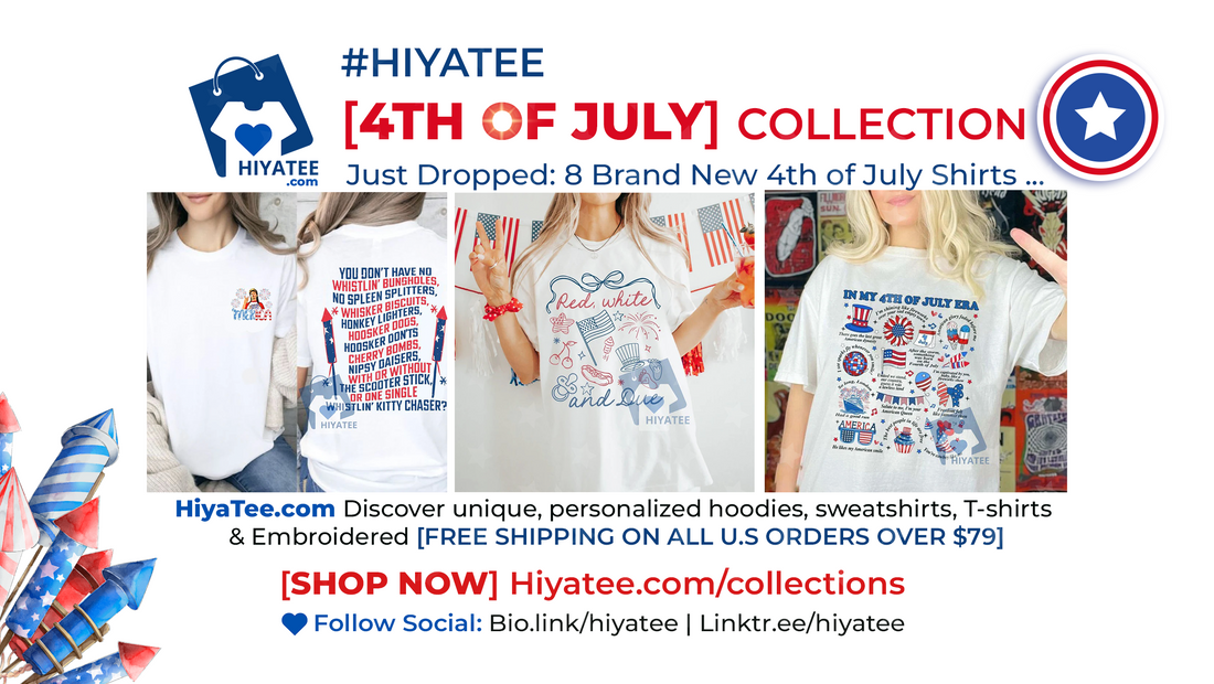 🔥 Just Dropped: 8 Unisex Brand New 4th of July Shirts That’ll Blow You Away!