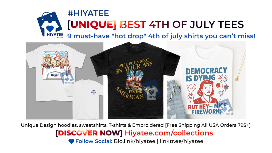 🎆 9 must-have "hot drop" 4th of july shirts you can’t miss!