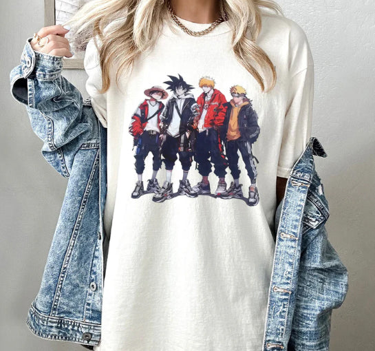 Hiyatee: Ultimate Anime T-Shirts – Packed with Luffy, Naruto, Goku, and Ichigo’s “Chaotic Energy”