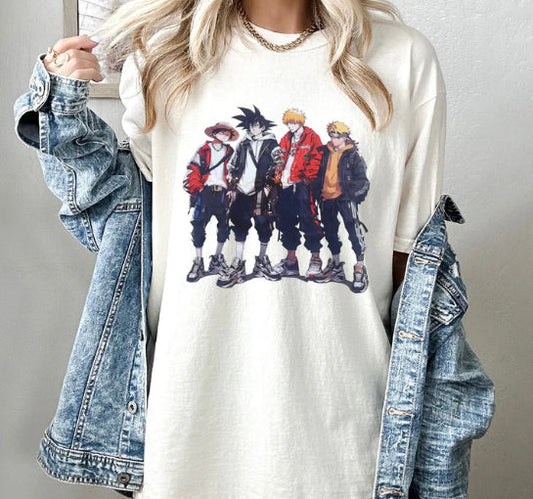 Hiyatee: Ultimate Anime T-Shirts – Packed with Luffy, Naruto, Goku, and Ichigo’s “Chaotic Energy”