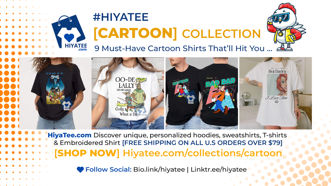 🎨 9 Must-Have Cartoon Shirts That’ll Hit You Right in the Feels 😍