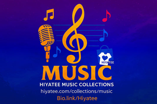 🎧 TOP 10 Must-Have Tees from Hiyatee’s Music Collection – For Die-Hard Music Fans!