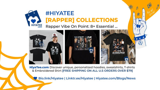 #Hiyatee► 8+ Essential Hip Hop T-Shirts for Real Fans, Rapper Vibe On Point