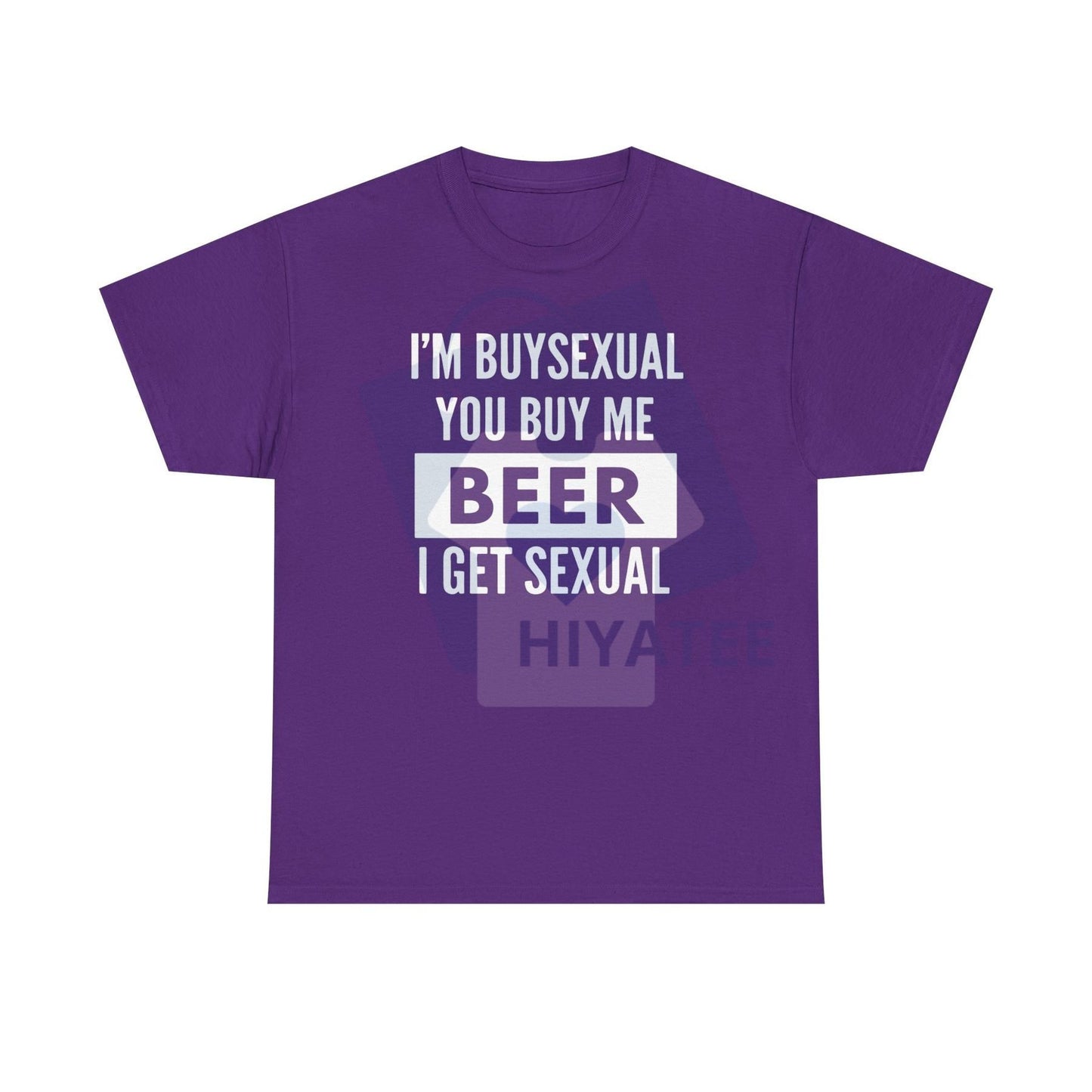 "I'm Buys*xual" Unisex Heavy Cotton Tee – Funny Beer Shirt | Bar Gift for Men & Women