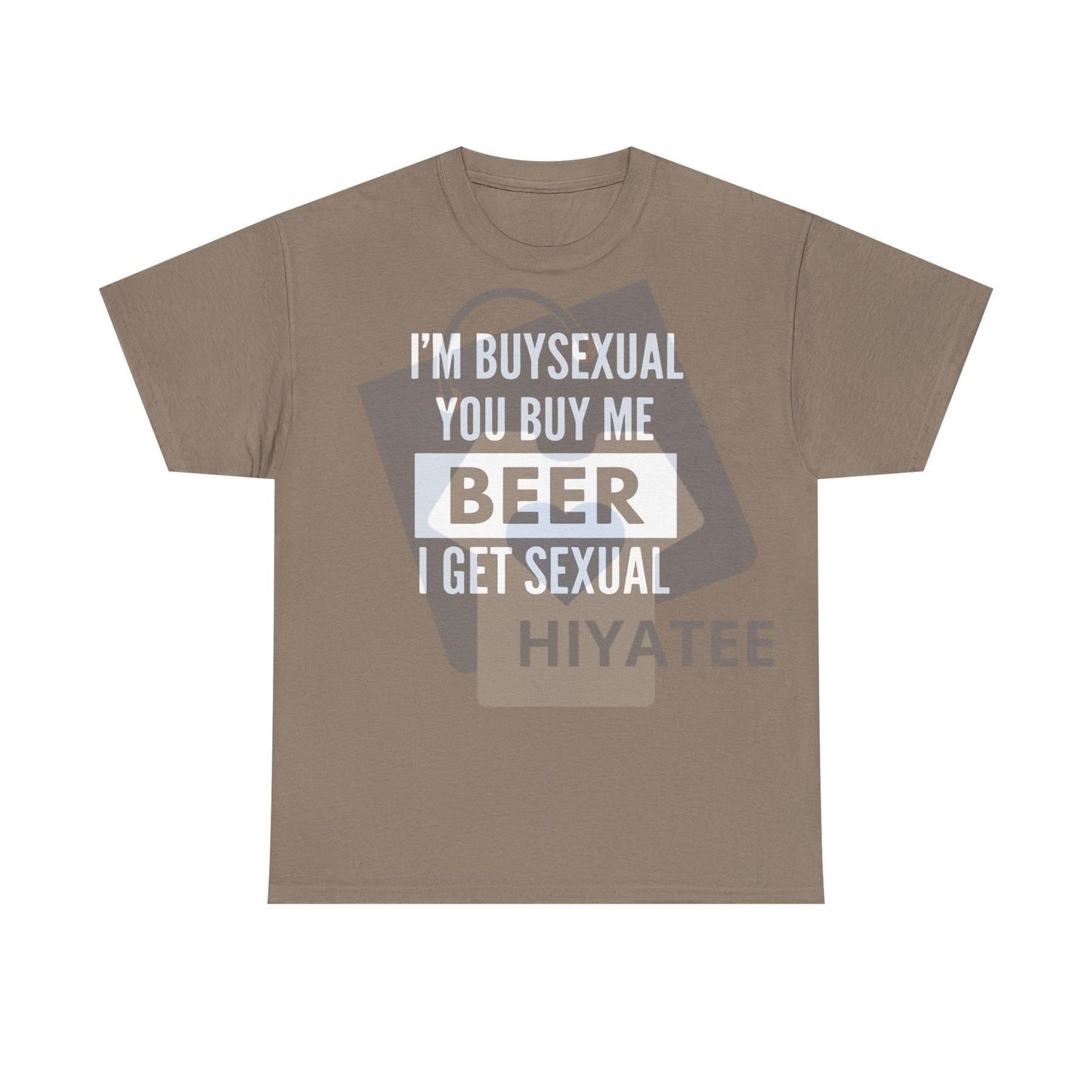 "I'm Buys*xual" Unisex Heavy Cotton Tee – Funny Beer Shirt | Bar Gift for Men & Women