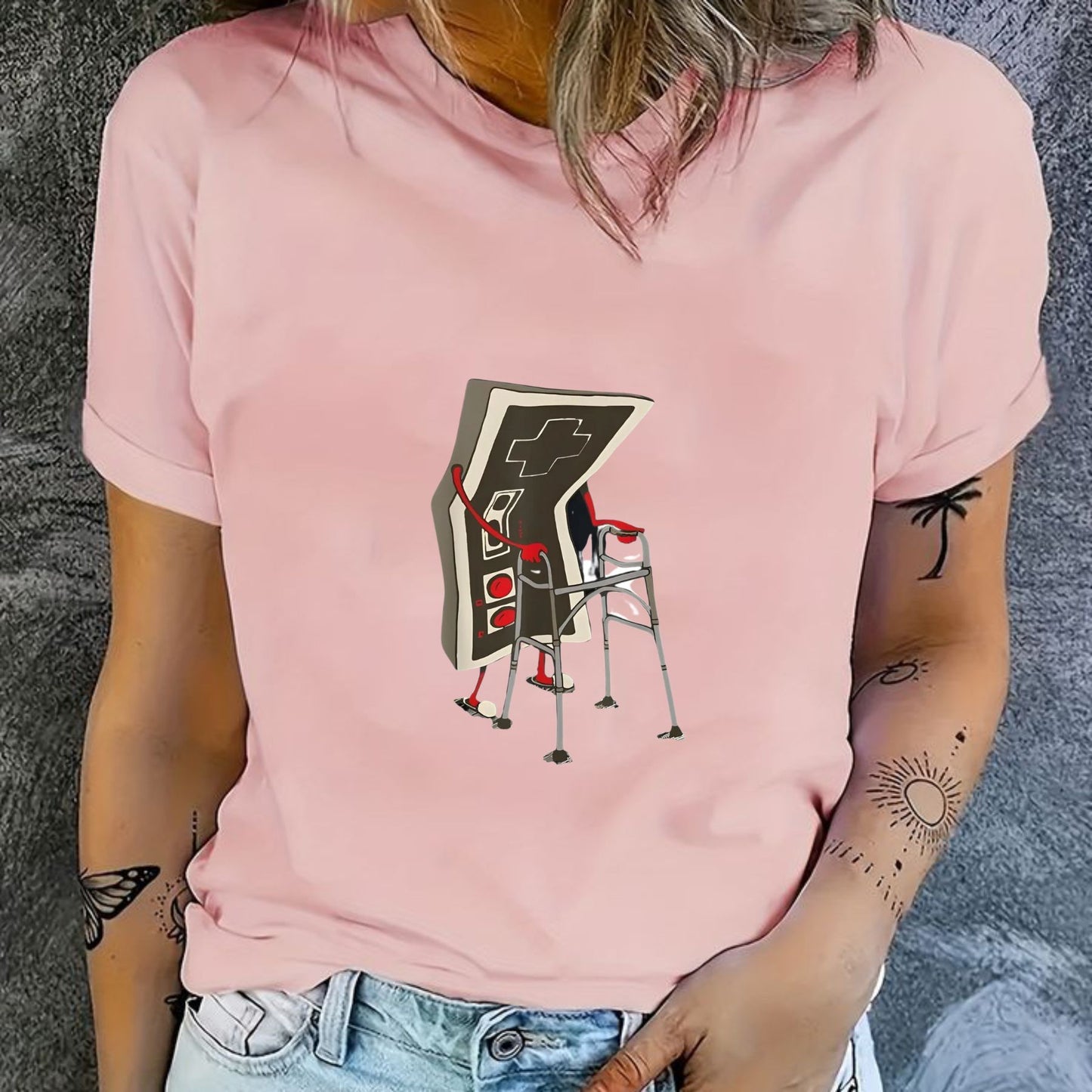 "Old Gamer" Retro Video Game T-Shirt – Classic Graphic Tees for Gamers