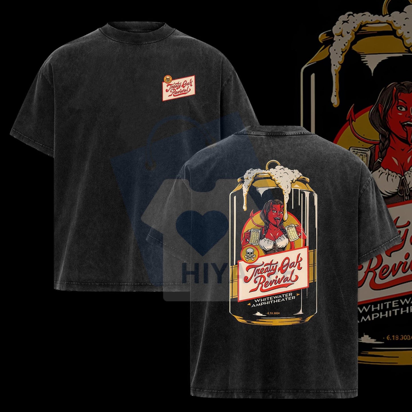 Treaty Oak Revival T-Shirt – Retro Rock Band Shirt, Vintage Music Graphic Tee