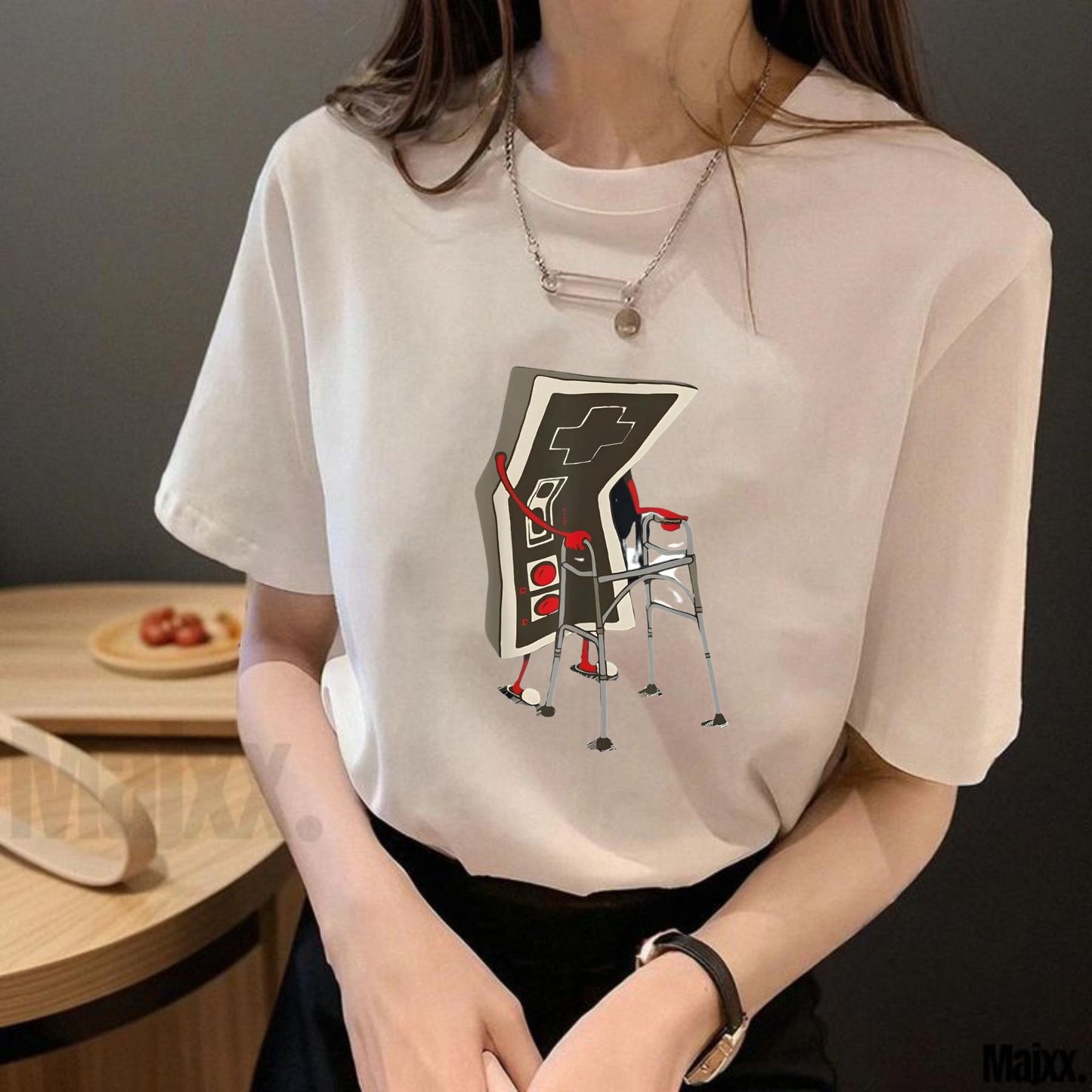 "Old Gamer" Retro Video Game T-Shirt – Classic Graphic Tees for Gamers