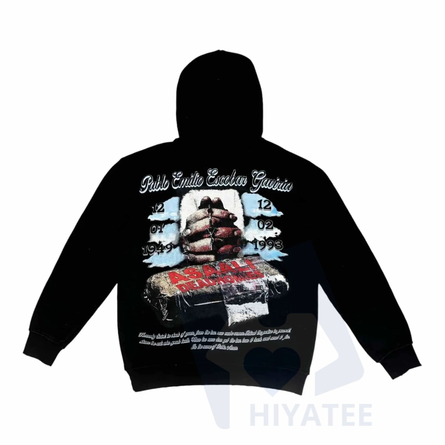 Deadhomie$ "In Loving Memory" Pullover Hoodie – Memorial Tribute Streetwear