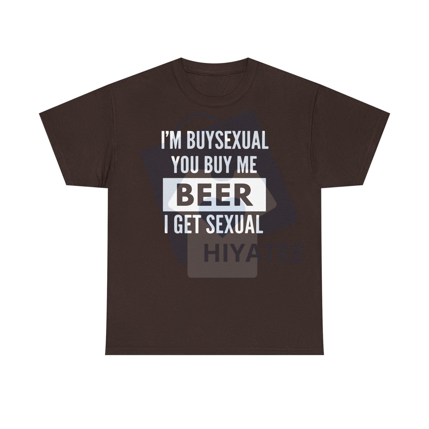 "I'm Buys*xual" Unisex Heavy Cotton Tee – Funny Beer Shirt | Bar Gift for Men & Women
