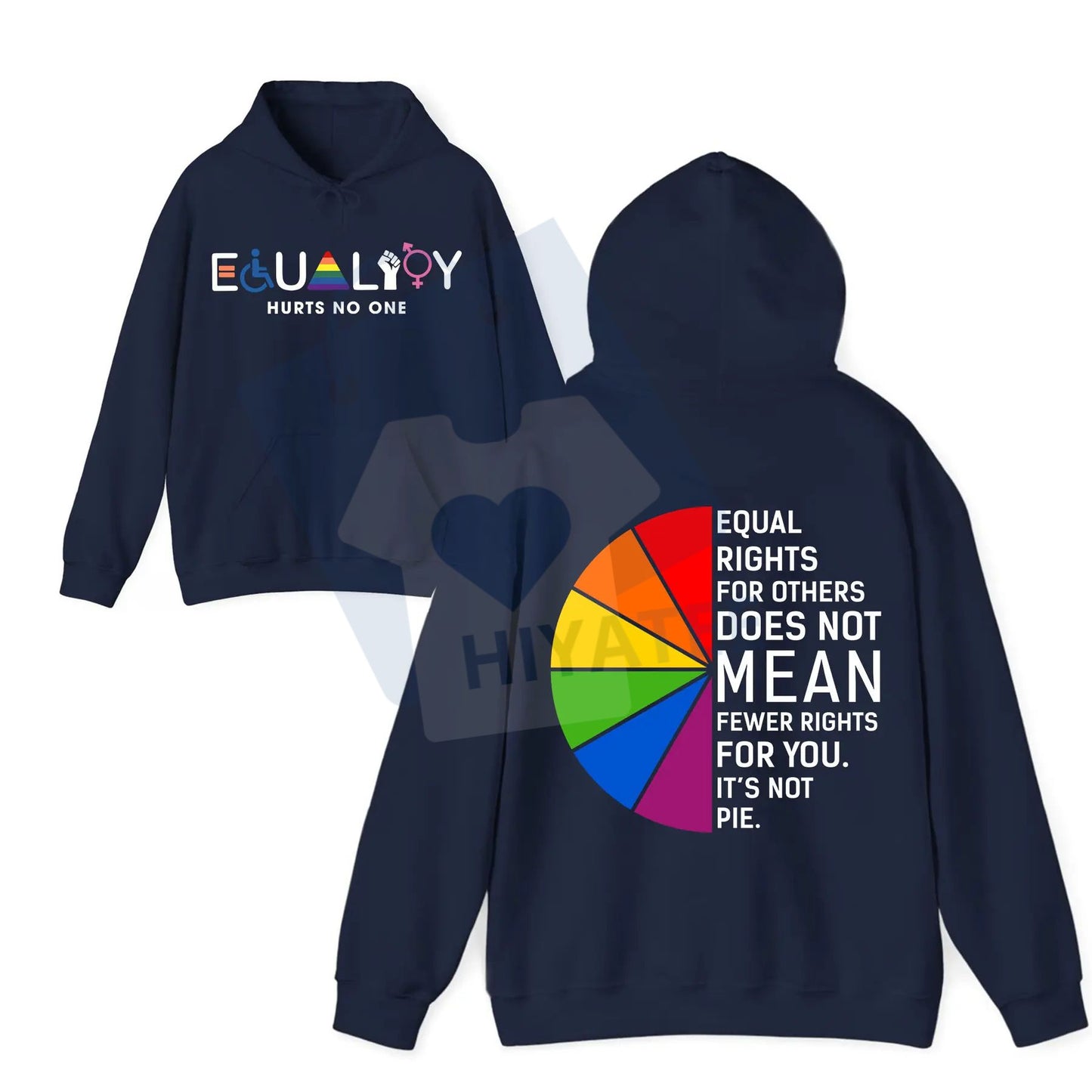 "Equal Rights For Others Doesn't Mean Fewer Rights For You" T-Shirt – 2-Sided Equality & Human Rights Tee, Unisex Slogan Shirt