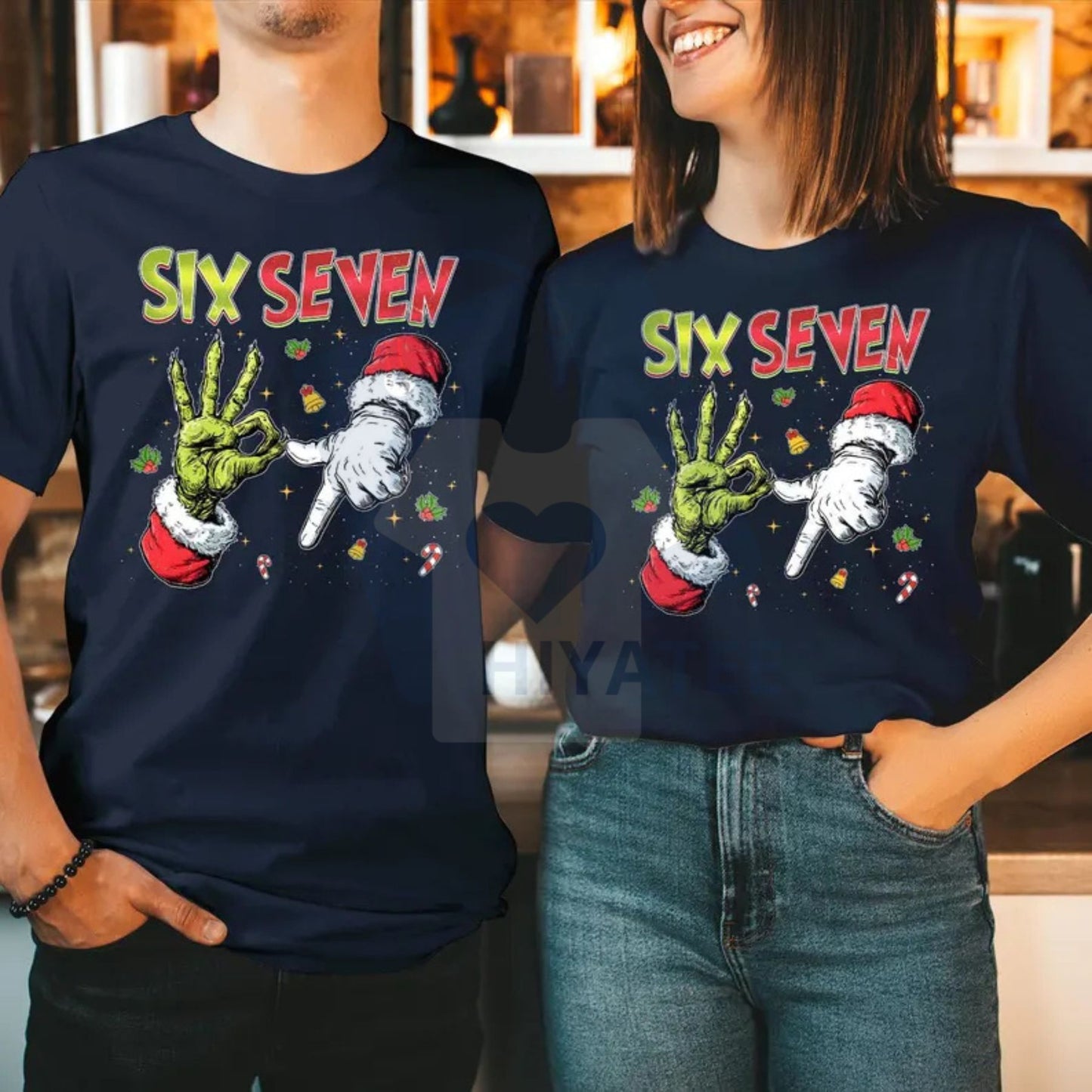 Trending Six Seven Meme Christmas Sweatshirt – Funny Mean Guy 67 Internet Joke Jumper