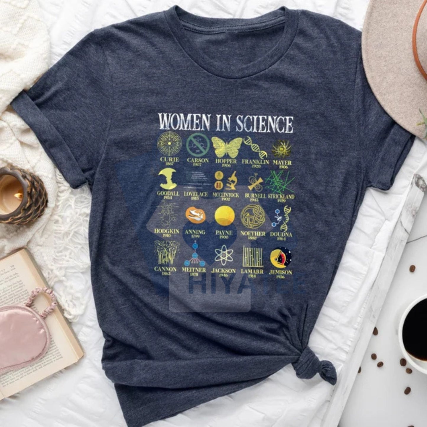 Women in Science T-Shirt – Female Scientist STEM Graphic Tee