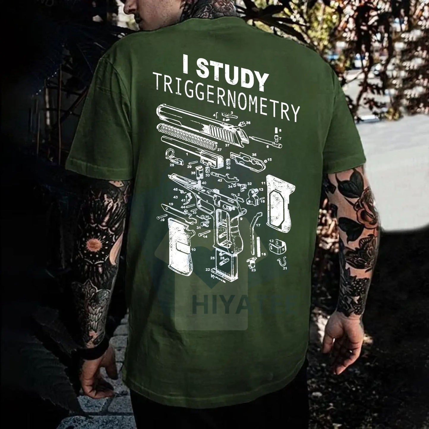 "I Study Triggernometry" T-Shirt – Funny Gun Lover Pro 2A Tactical Tee for Men