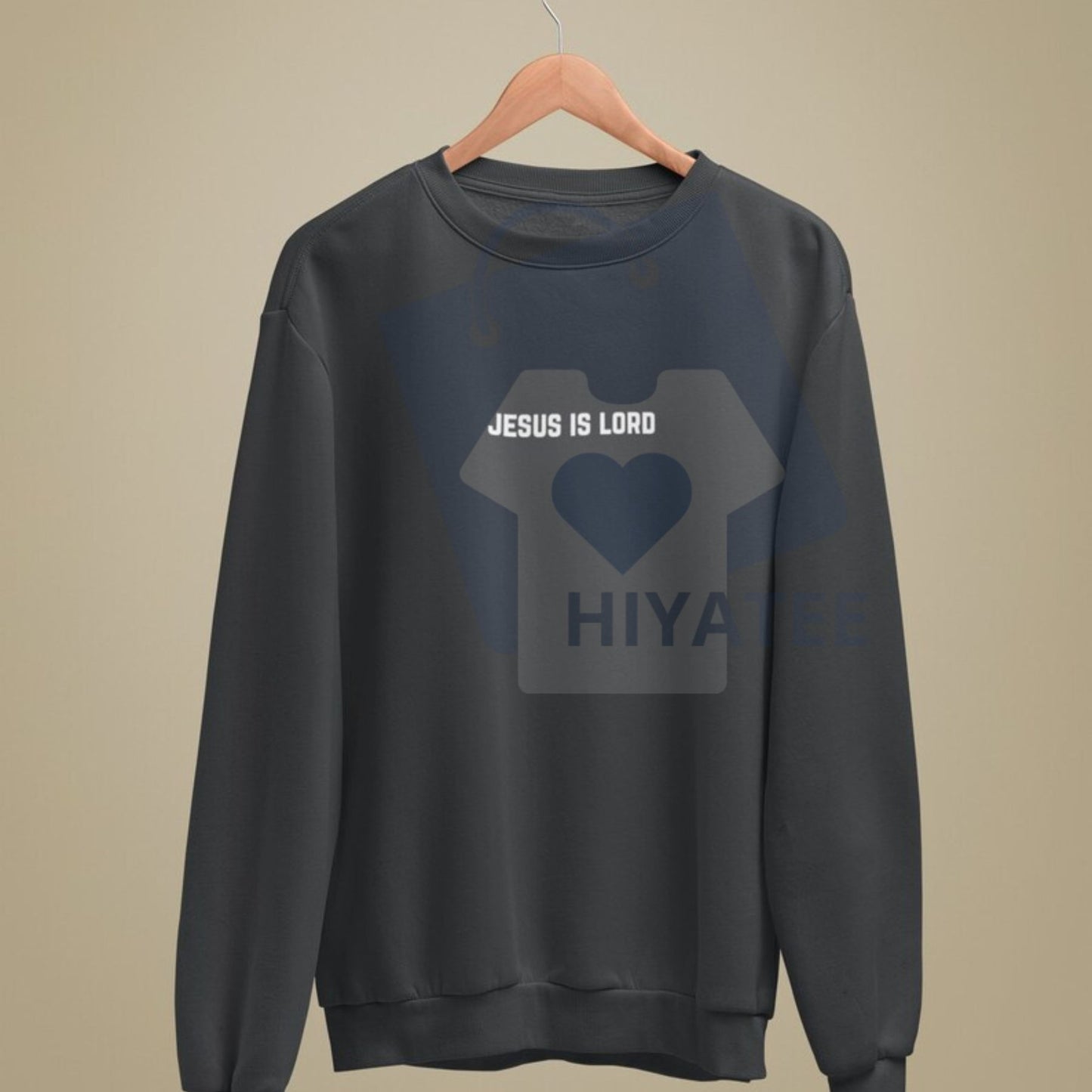 Unisex JESUS IS LORD Sweatshirt: Faith Sweatshirt, Christian Clothing, Inspirational Religious Crewneck, Bible Verse Apparel