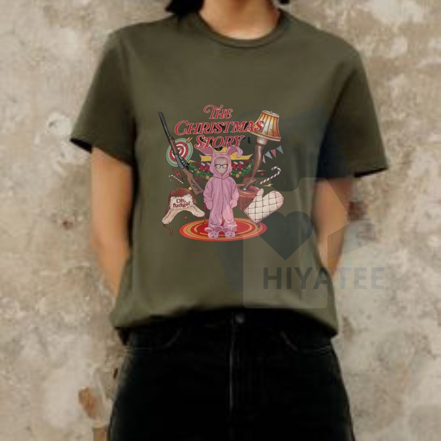 Unisex Retro Christmas Story Graphic Tee – 100% Cotton Nostalgic Design T-Shirt