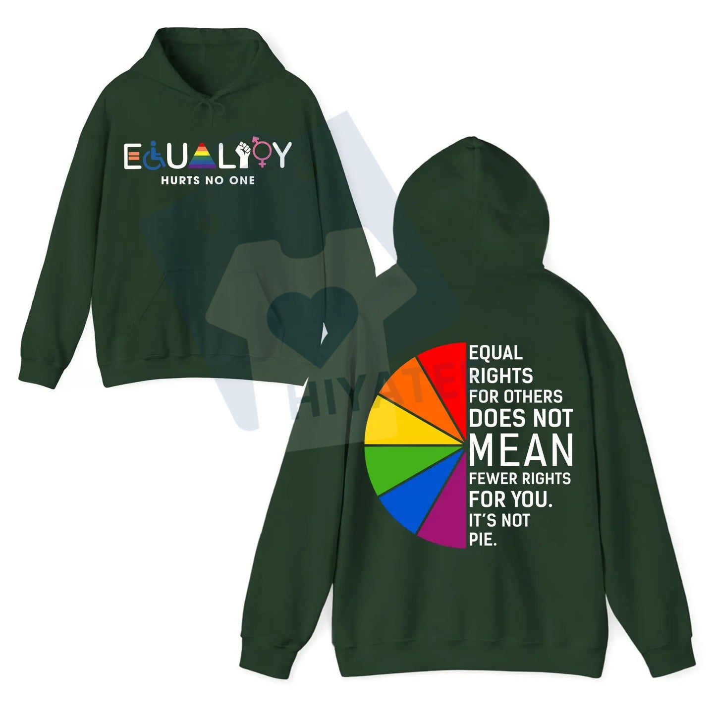 "Equal Rights For Others Doesn't Mean Fewer Rights For You" T-Shirt – 2-Sided Equality & Human Rights Tee, Unisex Slogan Shirt