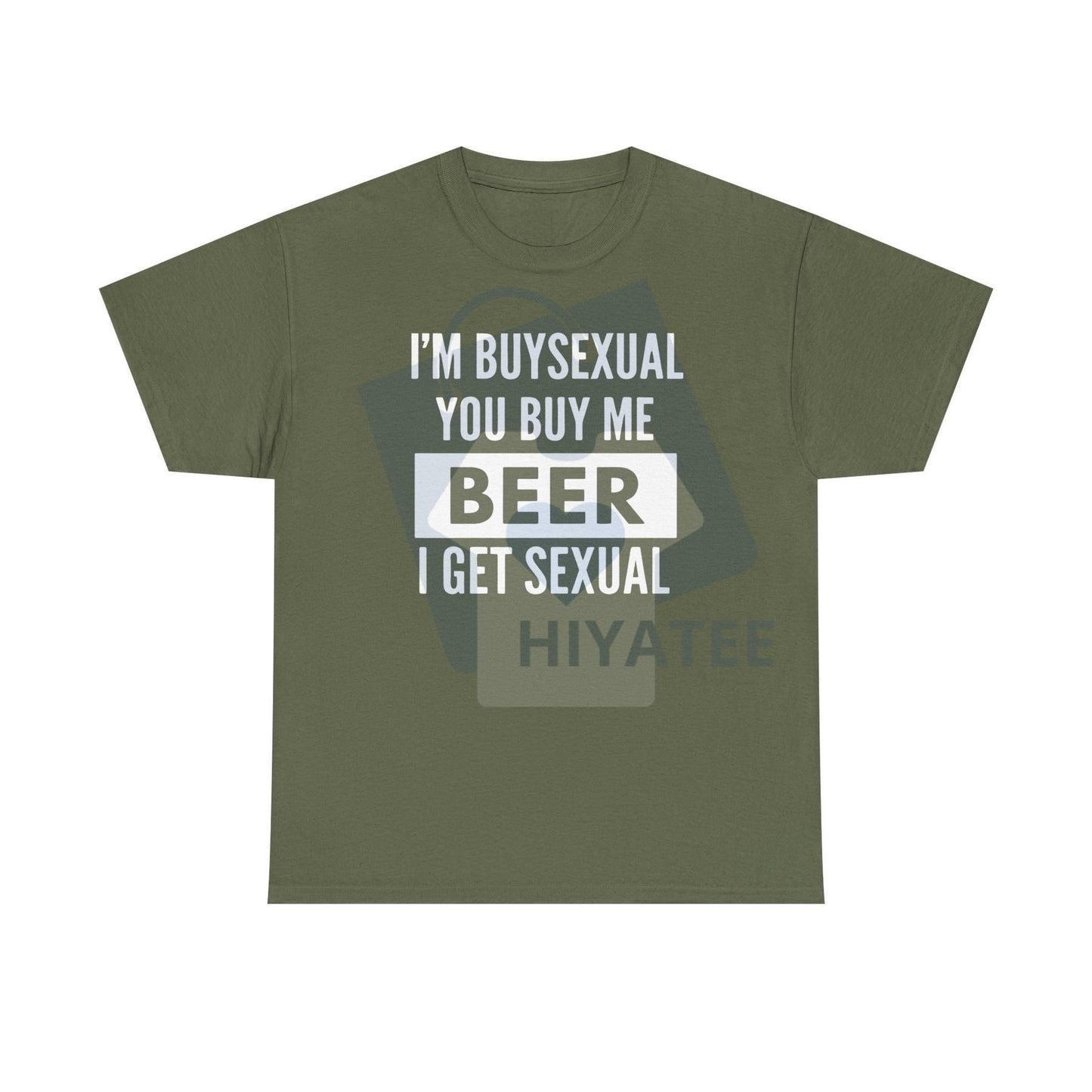 "I'm Buys*xual" Unisex Heavy Cotton Tee – Funny Beer Shirt | Bar Gift for Men & Women