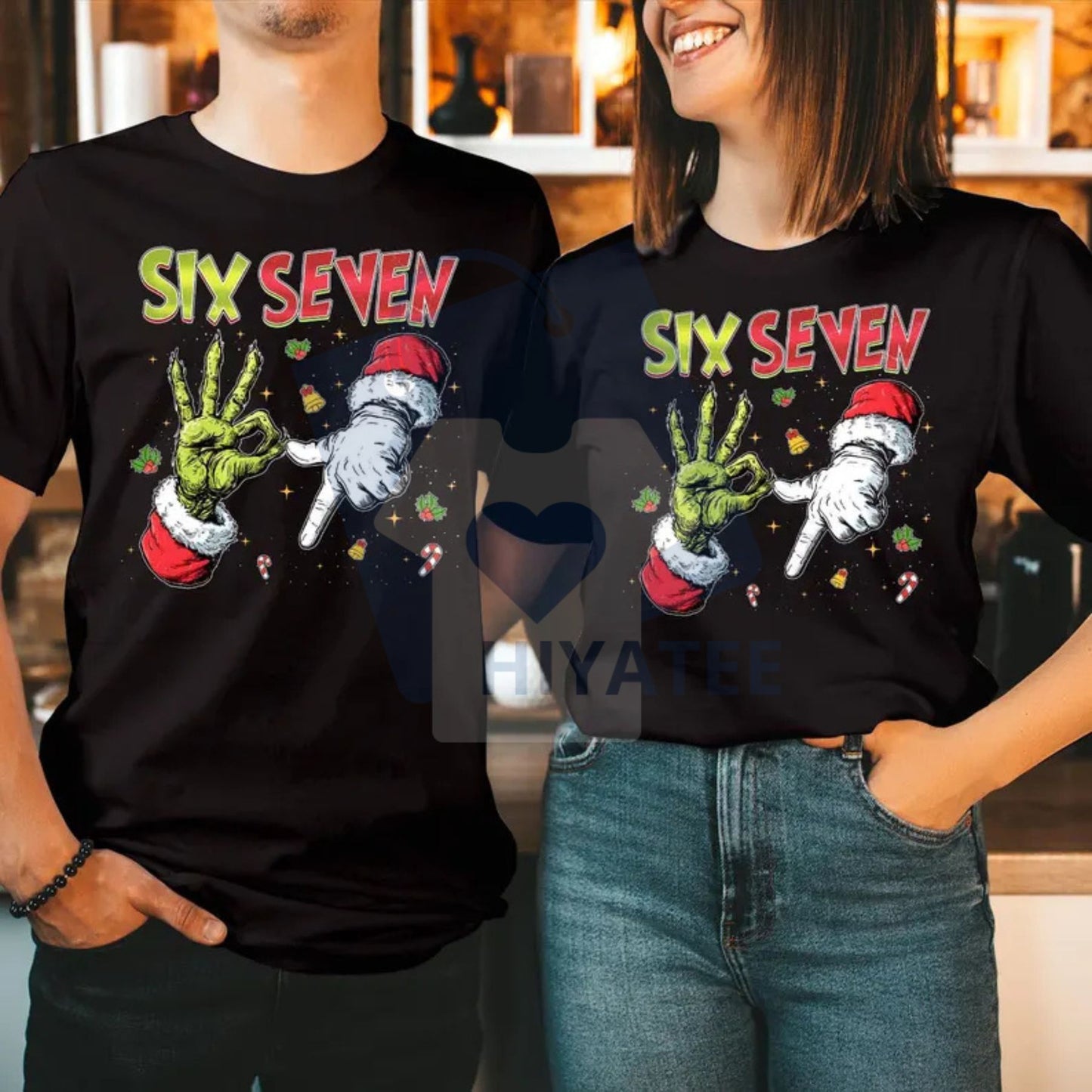 Trending Six Seven Meme Christmas Sweatshirt – Funny Mean Guy 67 Internet Joke Jumper