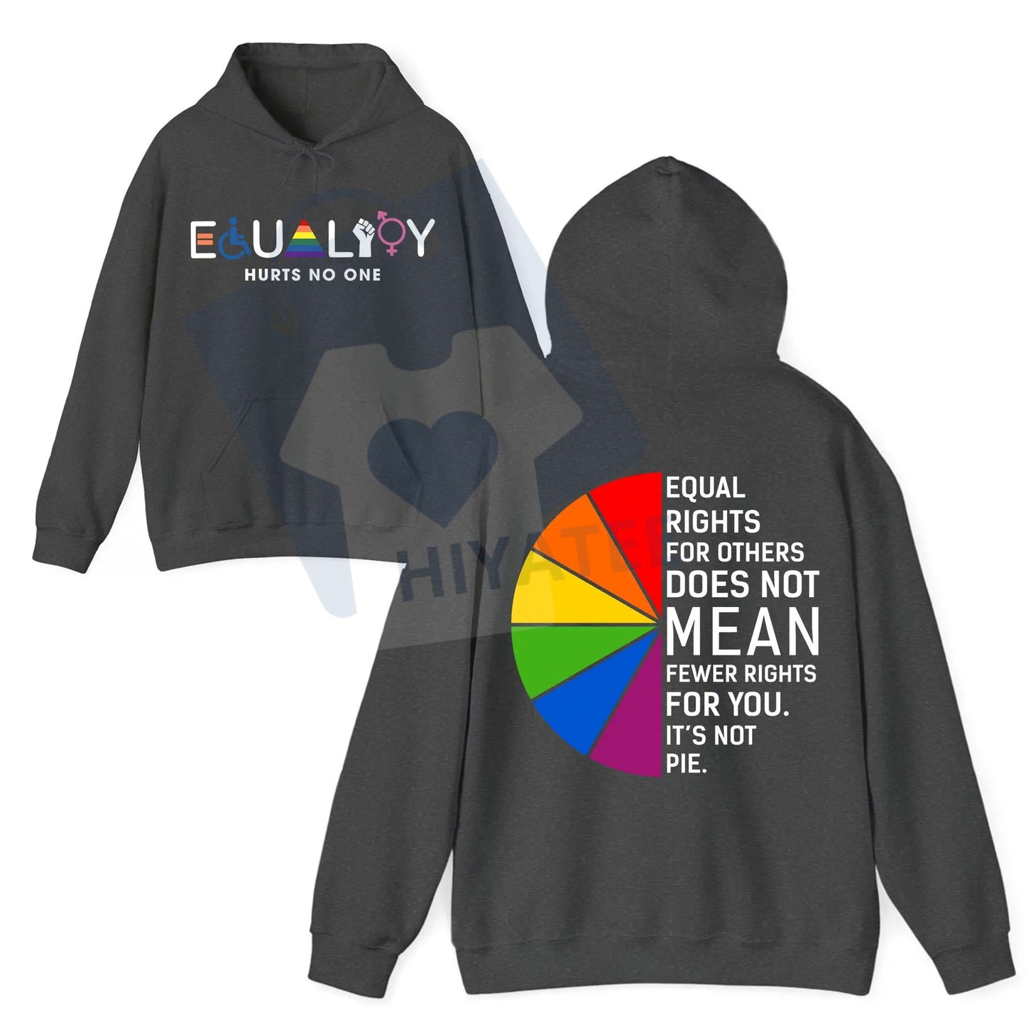 "Equal Rights For Others Doesn't Mean Fewer Rights For You" T-Shirt – 2-Sided Equality & Human Rights Tee, Unisex Slogan Shirt