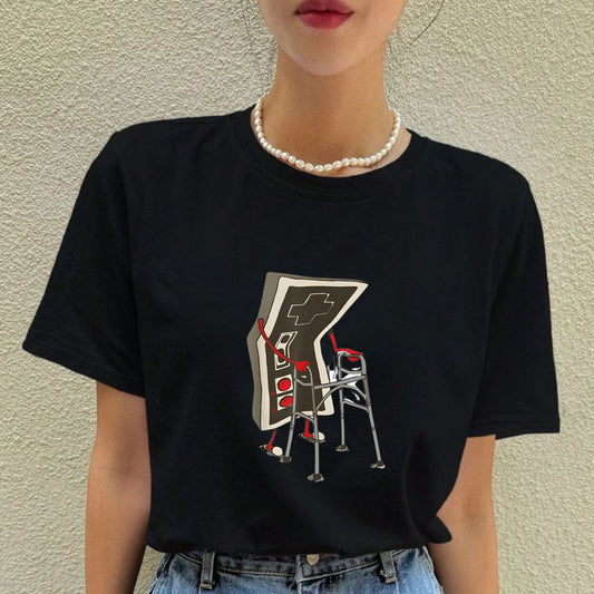 "Old Gamer" Retro Video Game T-Shirt – Classic Graphic Tees for Gamers - Hiyatee