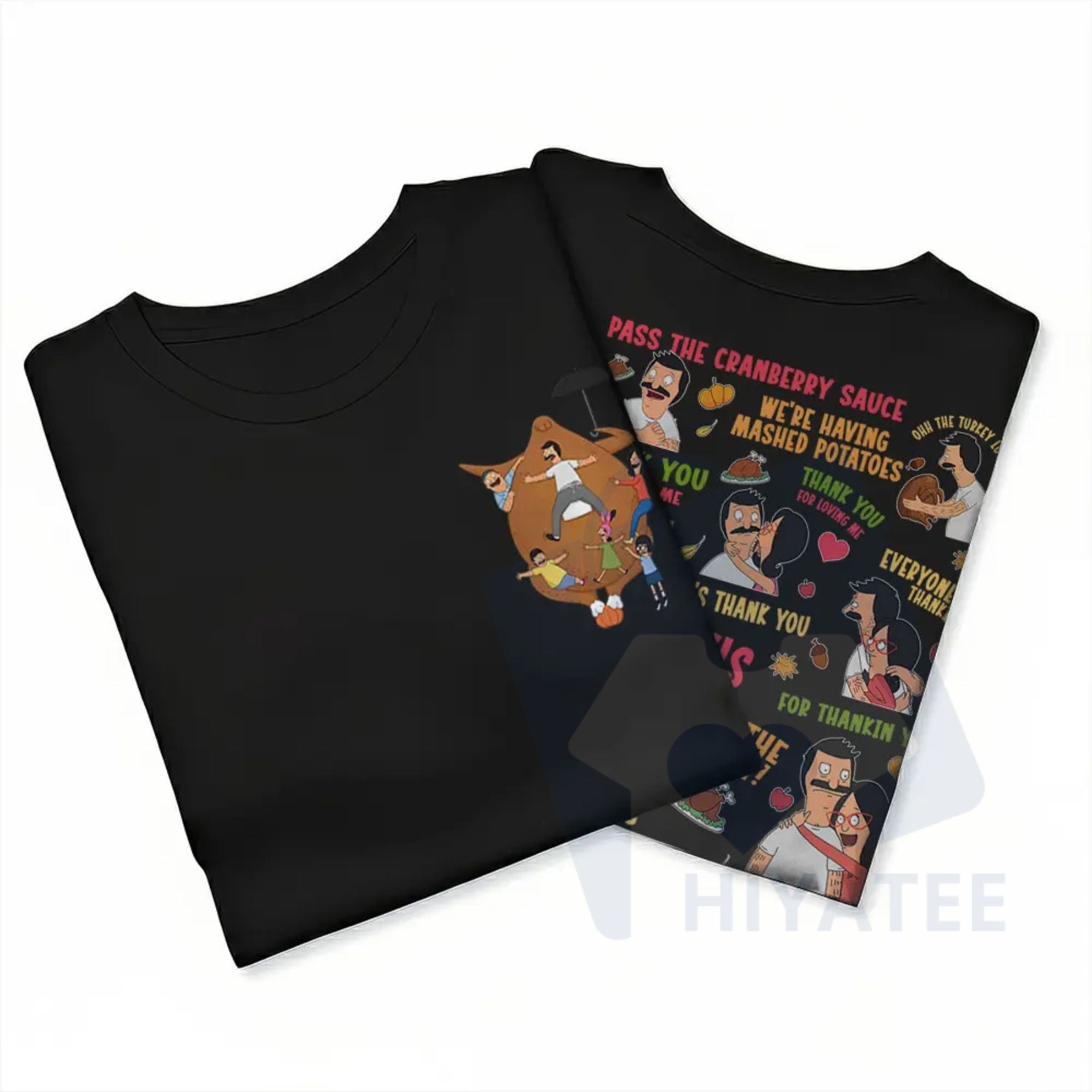 Thanksgiving Song T-Shirt – Happy Thanksgiving Cotton Tee For Men & Women - Hiyatee