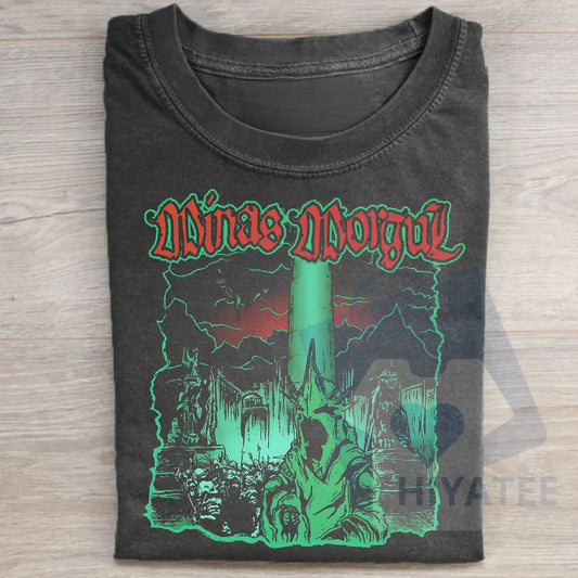 Vintage Minas Morgul Graphic Tee – Nazgûl Morgul King Lord of the Rings Shirt - Hiyatee
